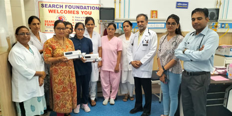 Donate infusion pump 23rd August, Jk Lone Hospital, JLN Marg Jaipur