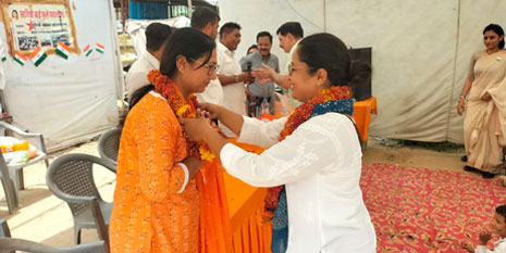 Food packets were distributed on 15th August