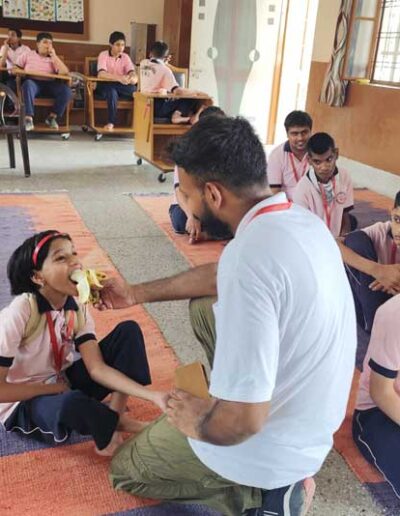 Food and toys distributed to 40 children at Sadbhavana, Ajmer