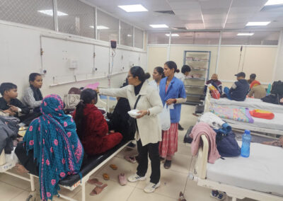 Starting 2026 by Sharing Joy and Smiles over Fruits and Snacks at JK Lone Hospital