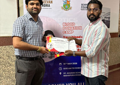 Search Foundation and Nav Jeevan Kendra Organise Successful Blood Donation Camp at St. Xavier’s School, Nevta